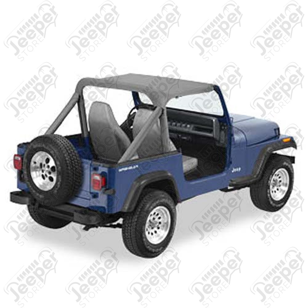 Bikini "Strapless" - Couleur : Charcoal - Jeep Wrangler YJ - 52509-09 / 13573-09 / 41504-09