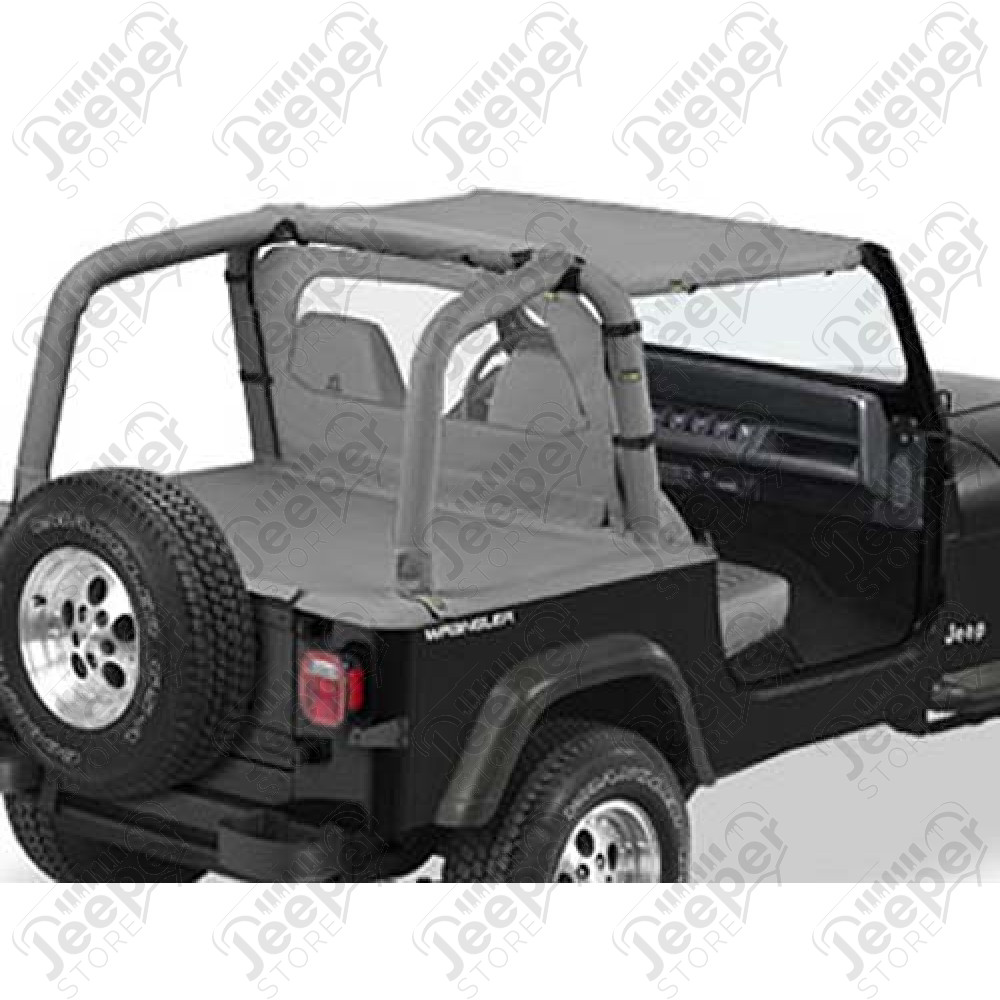 Bikini "Strapless" - Couleur : Charcoal (gris) - Jeep Wrangler YJ - 52519-09 / 52519-09 / 13574-09 / 13584-09 / BT30009