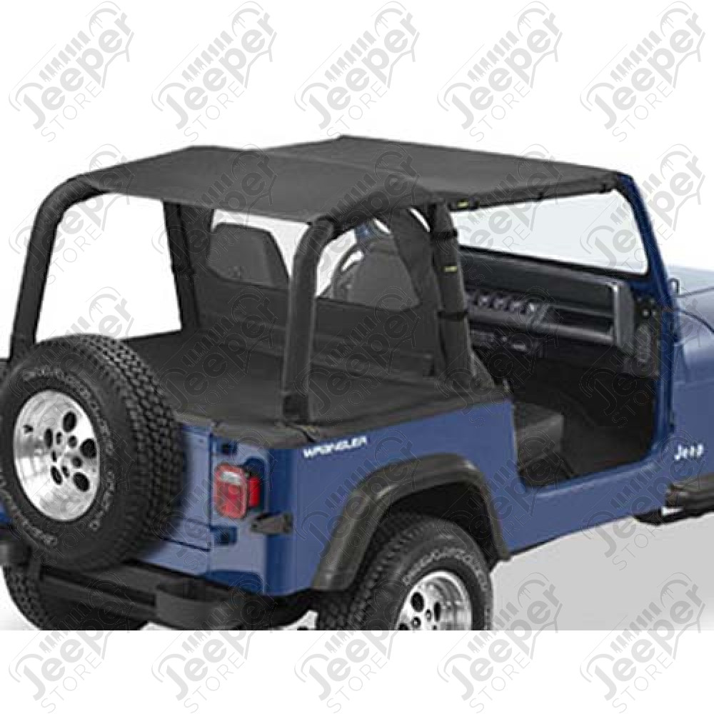 Bikini Version "Safari" - Couleur : Black Denim - Jeep Wrangler YJ - 52529-15 / 51524-15 / 41524-15