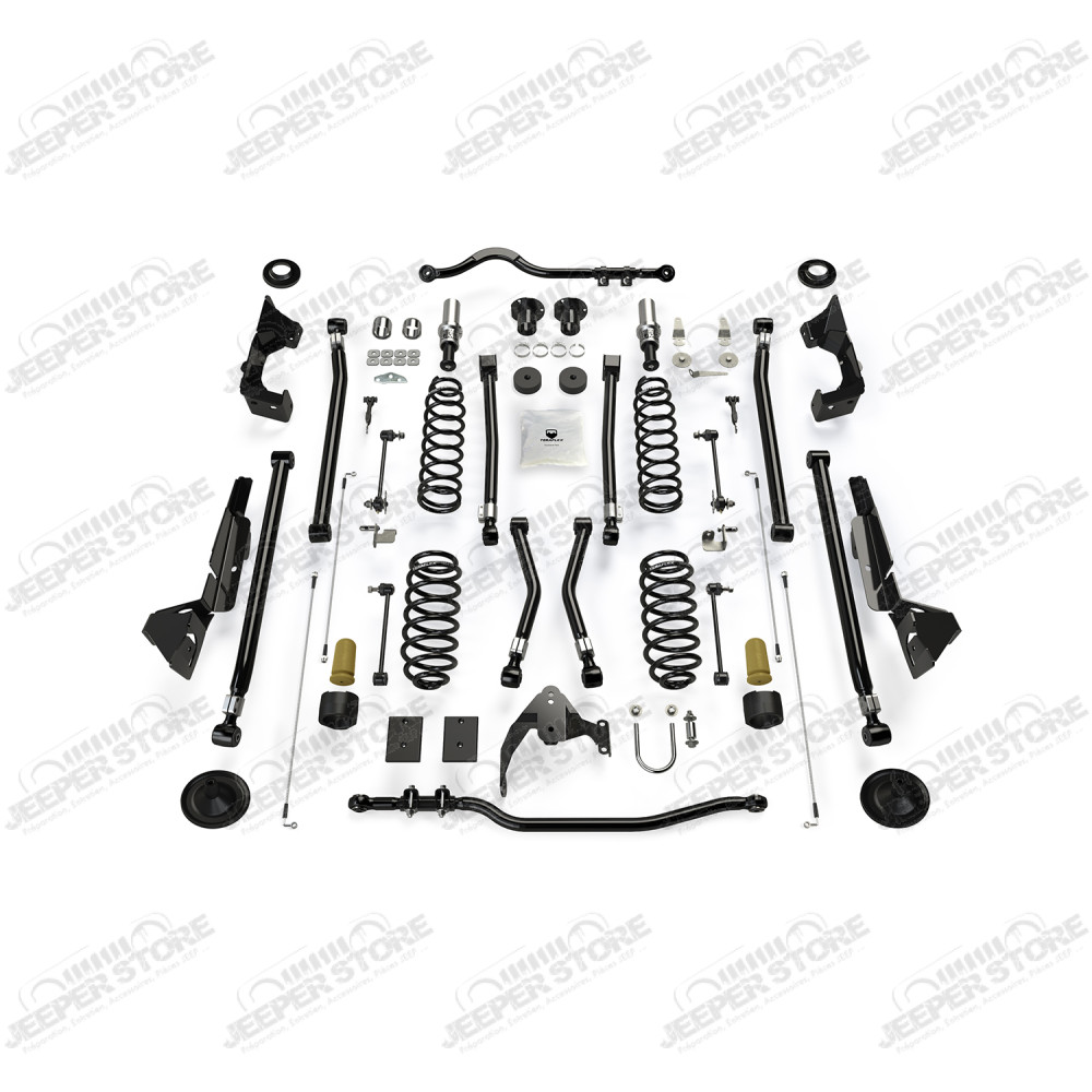 JK 4dr: 4” Alpine RT4 Long Arm Suspension System – No Shocks