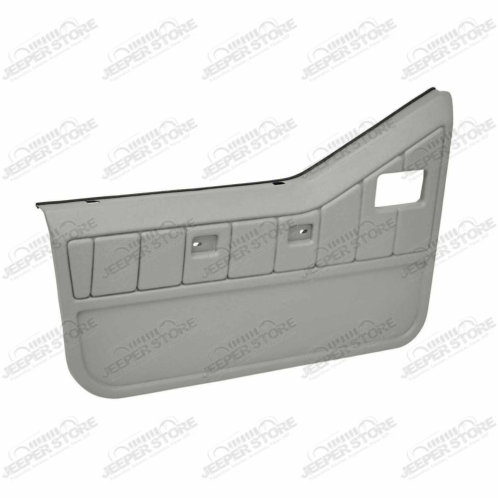 Kit panneaux intérieur de demi porte gauche et droit (couleur grise claire) pour Jeep Wrangler YJ