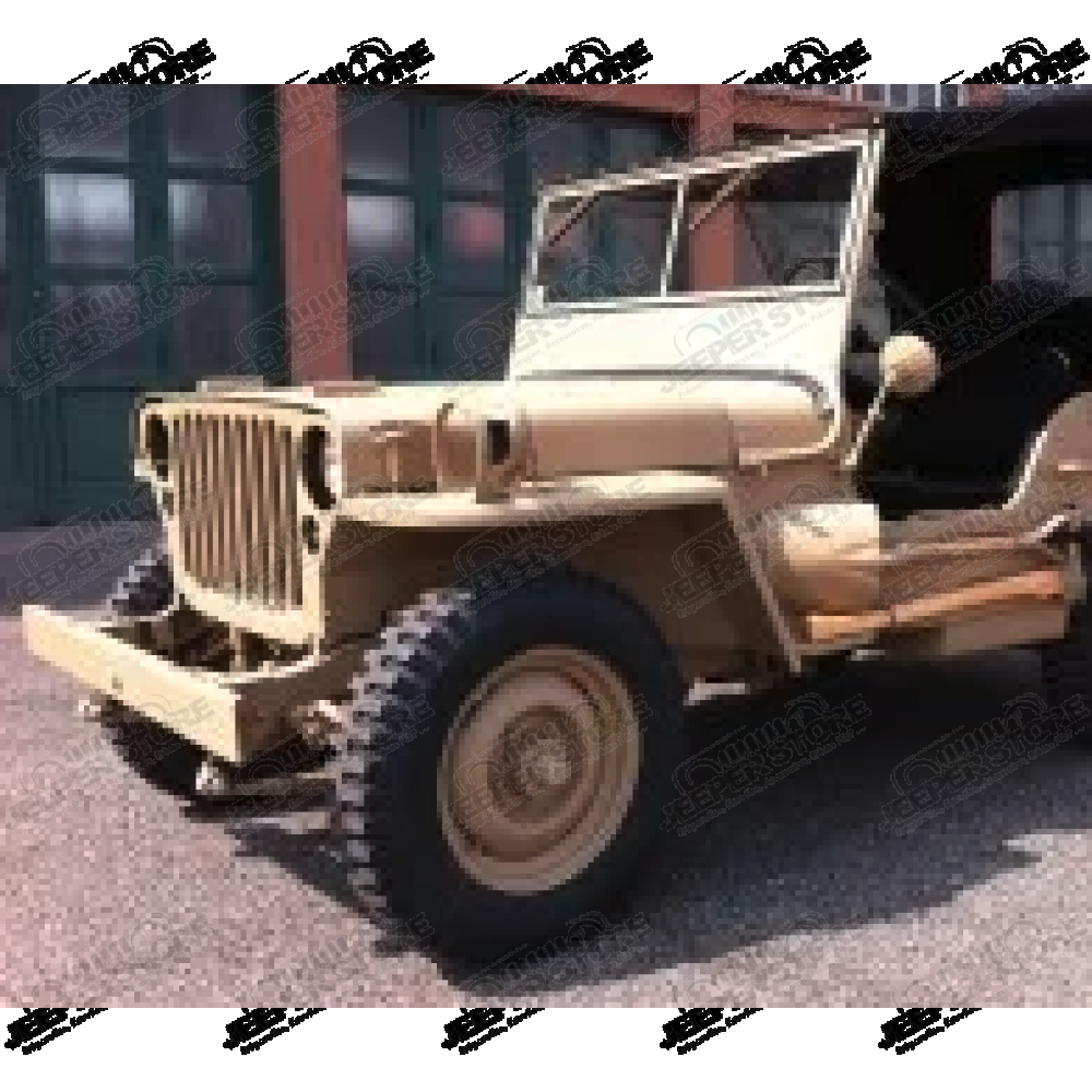 Peinture militaire synthétique Sable mat pot de 1.2kg Jeep Willys EARLY, MB, GPW, M38, M38A1, M201, CJ2B, CJ2A, CJ3B, CJ5, CJ6