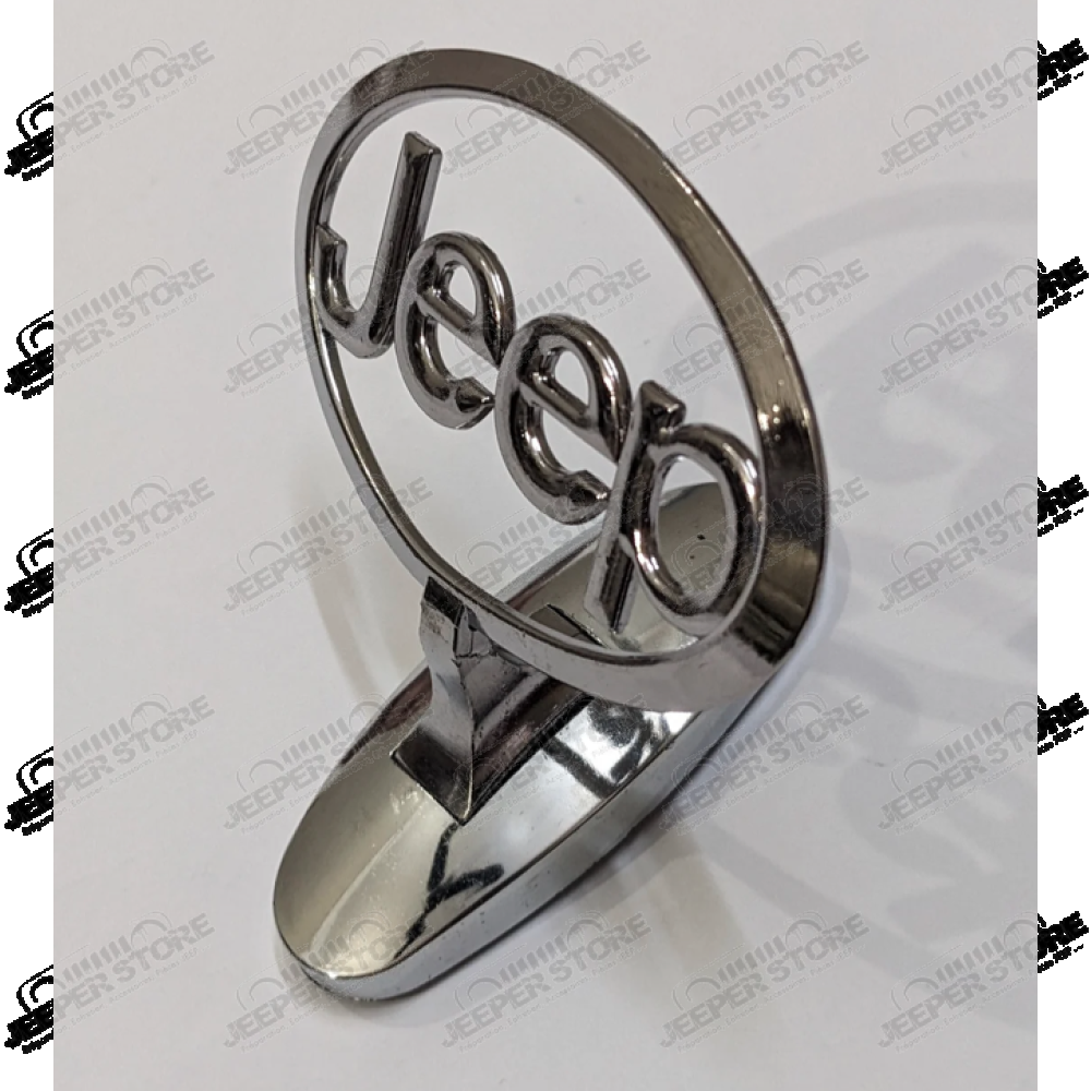 Logo JEEP - Emblème Jeep pour capot moteur (facon viseur comme Mercedes)