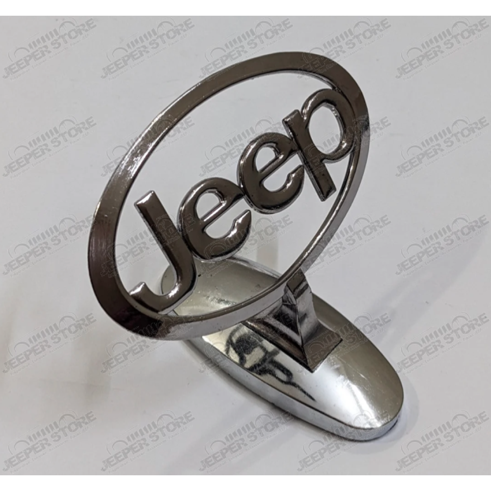 Logo JEEP - Emblème Jeep pour capot moteur (facon viseur comme Mercedes)