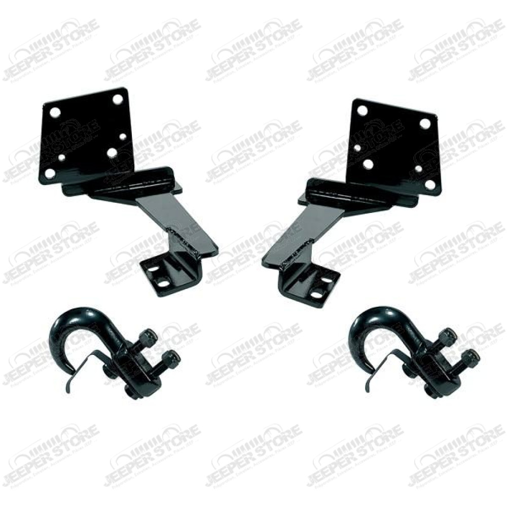 Tow Hook Kit, Front; 93-98 Grand Cherokee ZJ