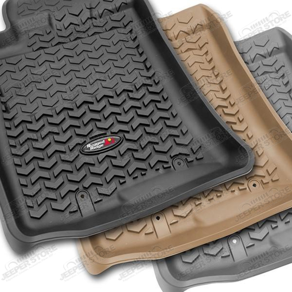 Floor Liner, Front Black, 2011-2020 Dodge / Jeep Durango / Grand Cherokee WK2