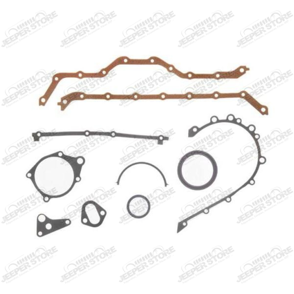 Engine Gasket Kit, Lower; 83-92 Jeep CJ/Wrangler YJ, 2.5L