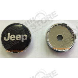 Cache moyeu de roue noir (diamètre : 80mm) - Jeep - CC80BK