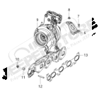 Joint de collecteur d'échappement / turbo pour 2.2L TD Jeep Wrangler JL