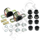 Kit de silentblocs (en polyuréthane) barre stabilisatrice avant et biellettes (diamètre : 28 mm) - Jeep Cherokee XJ - KJ05005BK