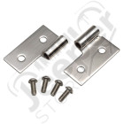 Kit de ferrures de porte, acier inox, TJ, 