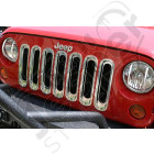 Enjoliveur de calandre en plastique chromé - Jeep Wrangler JK - SH87511