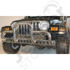 Barre de protection (pare-buffles) "New Yorker" en acier inox - Jeep Wrangler YJ, TJ - 1542.10 / H1362