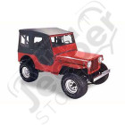 Bâche "Tigertop" - Couleur : Black Crush - Jeep M38, CJ3A - 51403-01