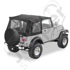 Bâche complète sans portes - Couleur : Black Diamond - Jeep CJ7, Jeep Wrangler YJ - 51599-15 / 68035 / 68015 / 5159915 / 51599.15 / CT20035 / CT20035T