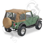 Bâche Supertop sans porte - Couleur : Spice (marron) - Jeep CJ7, Wrangler YJ - 51599-37 / 5159937 / 51599.37