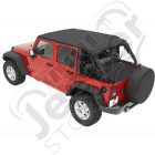 Bikini Header version Safari - Couleur : Black Diamond - Jeep Wrangler JK Unlimited 4 portes - 81526-35