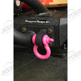 D-Ring Shackle Kit, 3/4 inch, Pink, Steel, Pair