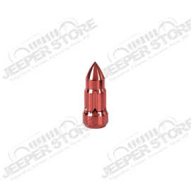 Wheel Lug Nut Kit, Bullet Style, Red, 23pc, 1/2-20