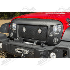 Spartan Grille Insert Kit, LED Lights; 07-18 Jeep Wrangler JK