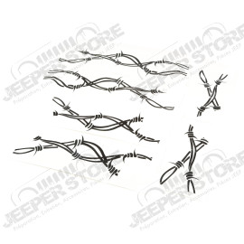 Decal Kit, Side Pair, Barbed Wire; 07-18 Jeep Wrangler JK