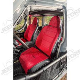 RRC Off Road Racing Seat, Reclinable, Red; 84-01 Jeep Cherokee XJ