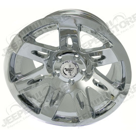 XHD Wheel, 17x9, Chrome; 07-19 Jeep Wrangler/Gladiator