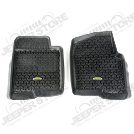 All Terrain Floor Liner, Front Pair, Black; 11-14 Ford F150