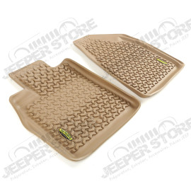 All Terrain Floor Liner, Front Pair, Tan; 07-17 Acadia/Travers/Enclave