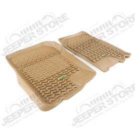 All Terrain Floor Liner, Front Pair, Tan; 97-03 Ford F150/SUV