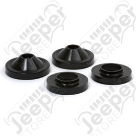 4 Cales de rehausse en polyuréthane, 3/4" +19mm, Jeep Wrangler JK