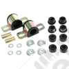 Kit de silentblocs (en polyuréthane) barre stabilisatrice avant et biellettes (diamètre : 28 mm) - Jeep Cherokee XJ - KJ05005BK