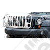 Enjoliveur de calandre en acier inox - Jeep Wrangler JK - H8402