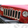 Enjoliveur de calandre en plastique chromé - Jeep Wrangler JK - SH87511