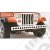 Pare chocs avant en acier / inox avec perforations - Jeep CJ, Wrangler YJ - RT34037