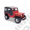 Bâche "Tigertop" - Couleur : Black Crush - Jeep M38, CJ3A - 51403-01