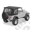 Bâche complète sans portes - Couleur : Black Diamond - Jeep CJ7, Jeep Wrangler YJ - 51599-15 / 68035 / 68015 / 5159915 / 51599.15 / CT20035 / CT20035T