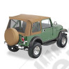 Bâche Supertop sans porte - Couleur : Spice (marron) - Jeep CJ7, Wrangler YJ - 51599-37 / 5159937 / 51599.37