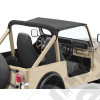 Bikini de couleur noir (black) pour Jeep CJ7