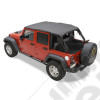 Bikini header version Safari - Couleur : Black Diamond - Jeep Wrangler JK Unlimited 4 portes - 41526-35