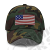 Casquette Jeep, aux couleurs camouflage verte avec drapeau américain (USA)