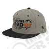 Casquette plate "Jeeper Store" grise et noire