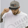 Casquette plate "Jeeper Store" grise et noire