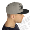 Casquette plate "Jeeper Store" grise et noire