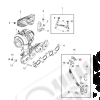 Joint de sortie d'huile du turbo pour 2.2L TD Jeep Wrangler JL