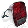 Tail Lamp with Side Marker (Left-Chrome)