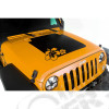 Hood Decal, Hibiscus; 07-18 Jeep Wrangler JK