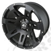 XHD Wheel, 18x9, Black Satin; 07-18 Jeep Wrangler JK