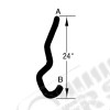 Radiator Hose, Lower, A670; 93-95 Voyager/Caravan