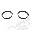 Headlight Bezels, Black; 97-06 Jeep Wrangler TJ/LJ